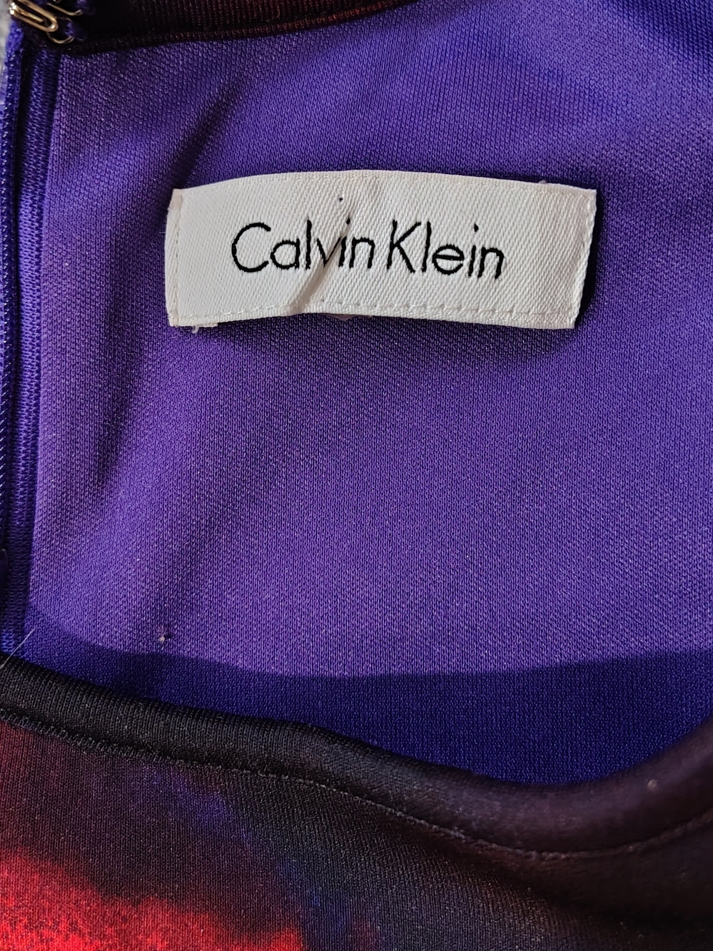 Calvin Klein Purple Scoop Neck Tank Top